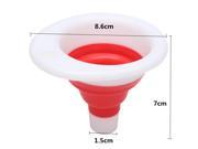 Anti Heat Silicone Foldable Collapsible Style Funnel Hopper Kitchen Gadget Oil Water Liquid Heat Resistant