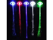 10X LED Hair Extensions Clip Pony Tail Fiber Optic Light Up Girl Xmas Christmas Gift Party