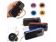 Mini Portable LCD Digital FM Radio Speaker USB Disk TF AUX Mp3 Music Player Gift