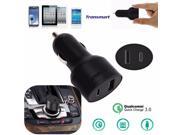 3A Latest Quick Charge QC 3.0 Tronsmart Dual USB USB 3.1 Type C Car Fast Charger Power Adapter