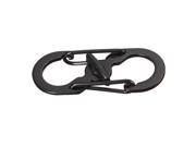 Stainless Steel Climbing Carabiner Hiking Sport 8 Shape Safety Buckle Keychain