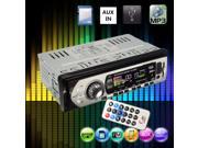 Car Auto Stereo Audio In Dash Head Unit MP3 USB SD AUX IN FM Radio Player Remote