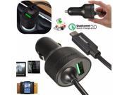 36W Qualcomm USB C Type C Quick Fast Charge 2.0 Car Charger Power Adapter for OnePlus 2 Meizu Pro 5 ZUK Z1 Macbook 2015 LeTV One Max LeTV One Pro TC One M9 M