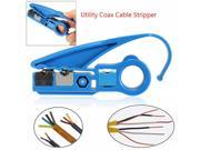 Coax UTP Cable Jacket Strip Tool RG6 RG59 UTP Stripper Cutter Cat5e Cat6 Tool