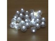 25PCS 1.7cm LED Balloon Light Christmas Party Birthday Wedding Decoration Lamp Home Decor