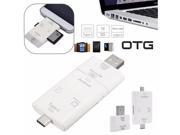 3in1 OTG USB 3.1 Type C Micro USB USB2.0 TF SD MS Card Reader for Phone Tab