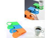 Table Desk Cup Holder Clip Drink Clip Coffee Holder table glass clamp