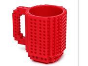 DIY Creative Brick Mug Building Blocks Coffee Cup Block Puzzle Mug 12oz child gift