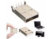 USB 2.0 Type A Male 4 Pin SMT SMD DIP Panel Mounting Plug Jack Socket Connector