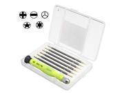 6X Screwdriver Kit Set Precision Mobile Cell Phone Repair Tool With Handle Box