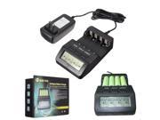 BM100 Intelligent Digital Battery Charger Tester LCD Rechargeable for 4 AA AAA