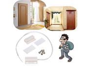 10W 0.5A Recessed Wired Door Window Contact Sensor Magnetic Switch for Home Alarm System
