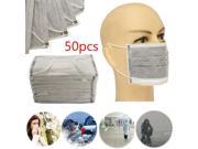50 Pcs Multi Layer Dust proof Activated Carbon Surgical Dental Ear Loop Flu Face Mouth Mask Industry Surgical