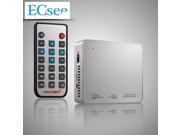 ECsee ES130 Mini DLP Projector HDMI Portable Home Theater Multimedia Beamer 1080P Silver