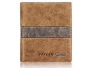 Fashion Mens Leather Bifold Wallet Credit ID Card Holder Slim Coin Clutch Purse