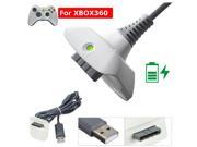 USB 2.0 Charger Lead Cable for Microsoft Xbox 360 Wireless Gamepad Controller