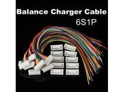 10Pcs 6S1P Balance Charger Silicon Cable Wire JST XH Connector Male Female Plug
