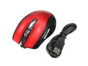 New 6 Button 1200DPI 3.0 Bluetooth Wireless Optical Mouse w Rechargeable Cable