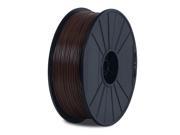 BuMat USA PLA Brown 1.75mm 1.5 lb Elite Filament for FlashForge Dreamer Dremel Idea Builder 3D Printer DPLABR E