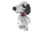 Small particles of diamond Snoopy toy building blocks assembled creative