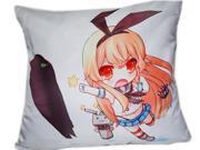 Shimakaze Anime Square Cartoon Soft Cotton Pillow Cushion
