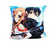 Sword Art Online Lovely Creative Square Anime Cartoon Pattern Soft Cotton Pillow