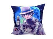 Conan Edogawa Anime Square Cartoon Soft Cotton Pillow Cushion
