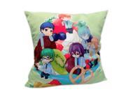 Hatsune Miku Anime Square Cartoon Soft Cotton Pillow Cushion Blue