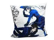 Black Butler Anime01 Square Cartoon Soft Cotton Pillow Cushion
