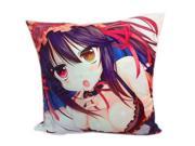 Date A Live Anime Square Cartoon Soft Cotton Pillow Cushion02