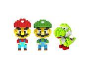 Young LOZ 3box Diamond Block Mario Luigi Yoshi Toys Compatible Nano Block Parent child Games Building Blocks Children s Educational Toys