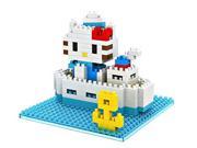 Young LOZ Diamond Blocks Nanoblock Hello Kitty and Boat Educational Toy 210pcs