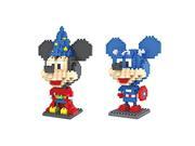 LOZ Mickey Mouse Transformers Set Pack of 2 Diamond Nanoblock Educational Toy 550pcs