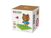 LOZ Diamond Blocks Nanoblock Brown Bear Golf Educational Toy 310pcs