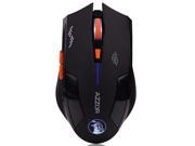 Rechargeable Batteries Wireless Gaming Mouse Silent Click with 6 Buttons