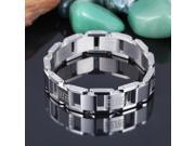 Fashionable men s titanium steel Great Wall pattern stainless steel bracelet