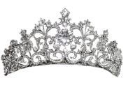 Jesming® Wedding Bridal Artificial Zircon Veil Tiara Crown Headband