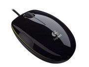 Logitech Laser Mouse LS1 Dark with Green Edge