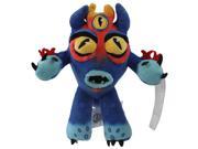 Big Hero 6 Baymax Plush Toy Manmi Otaku Three Eyes Monsters blue 20cm