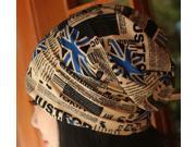Baotou Union Jack hat breathable thin section of chemotherapy hat Blue One Size