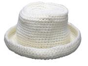 Jacquard knitted retro beauty hat White One Size