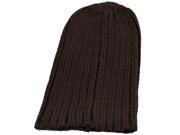 Men and women knit headgear pure simple cap Brown One Size