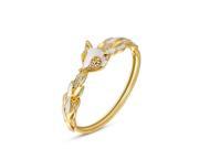 Fashion Crystal Diamond Fox Rose Gold Bracelet