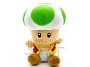 Super Mario game animation series Mario plush toy cartoon mushroom toy green