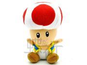 Super Mario game animation series Mario plush toy cartoon mushroom toy red