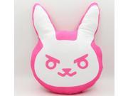 Overwatch anime around snow around D.VA rabbit creativity plush pillow 55 cm Pink