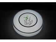 Fashion Decoration LED Home Ceiling Round Flush Mount Light White BO MKR76B 24 Watt 48 Leds