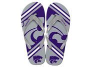 Kansas State Wildcats Unisex Big Logo Flip Flops X Small W 5 6