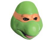 T.M.N.T. Michelangelo Overhead Latex Costume Mask Adult One Size