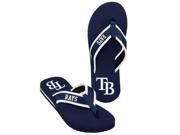 Tampa Bay Rays MLB Mens Team Color Contour Flip Flops Small 6 7